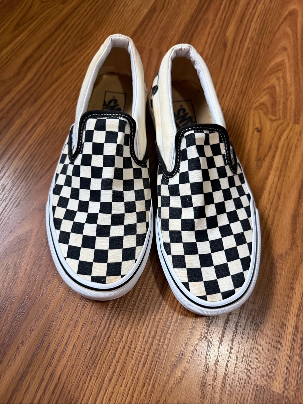 Vans Off The Wall Classic Checkerboard Slip-On shoes M 8 W 9.5
